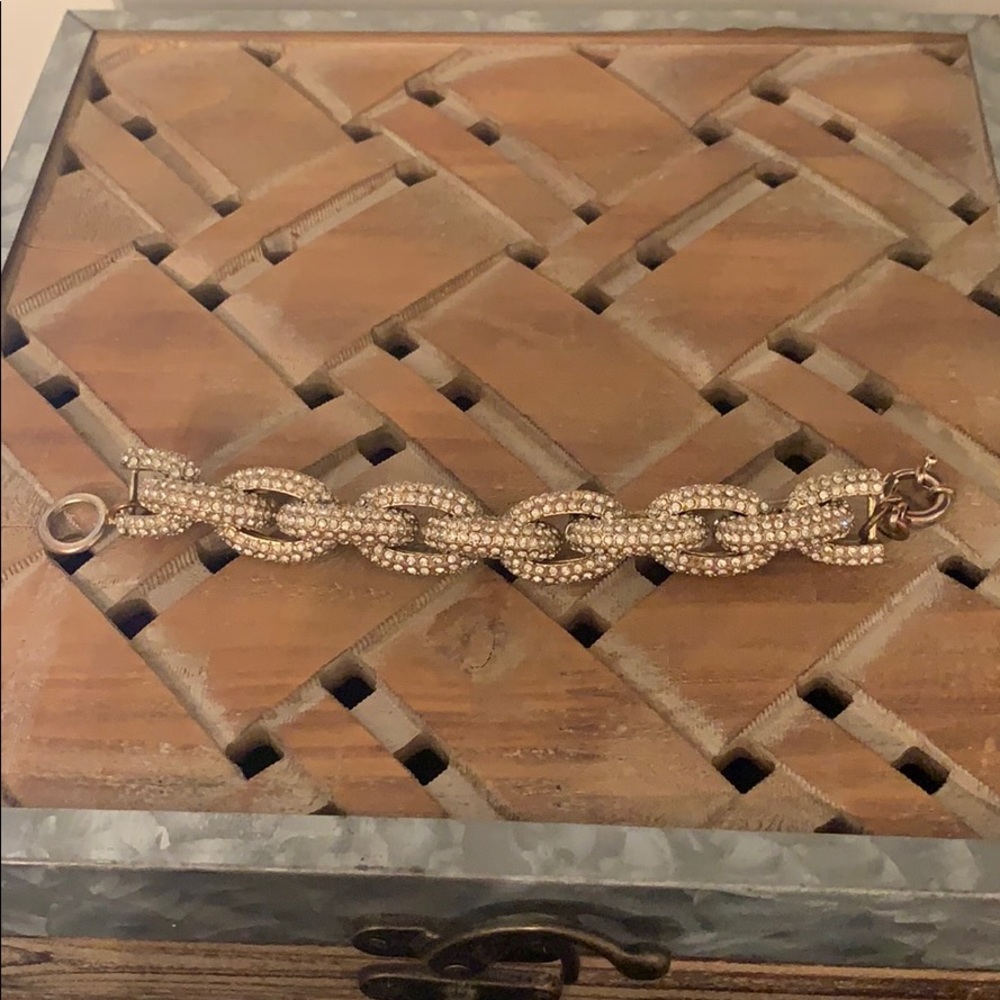 Baublebar diamond chain link bracelet